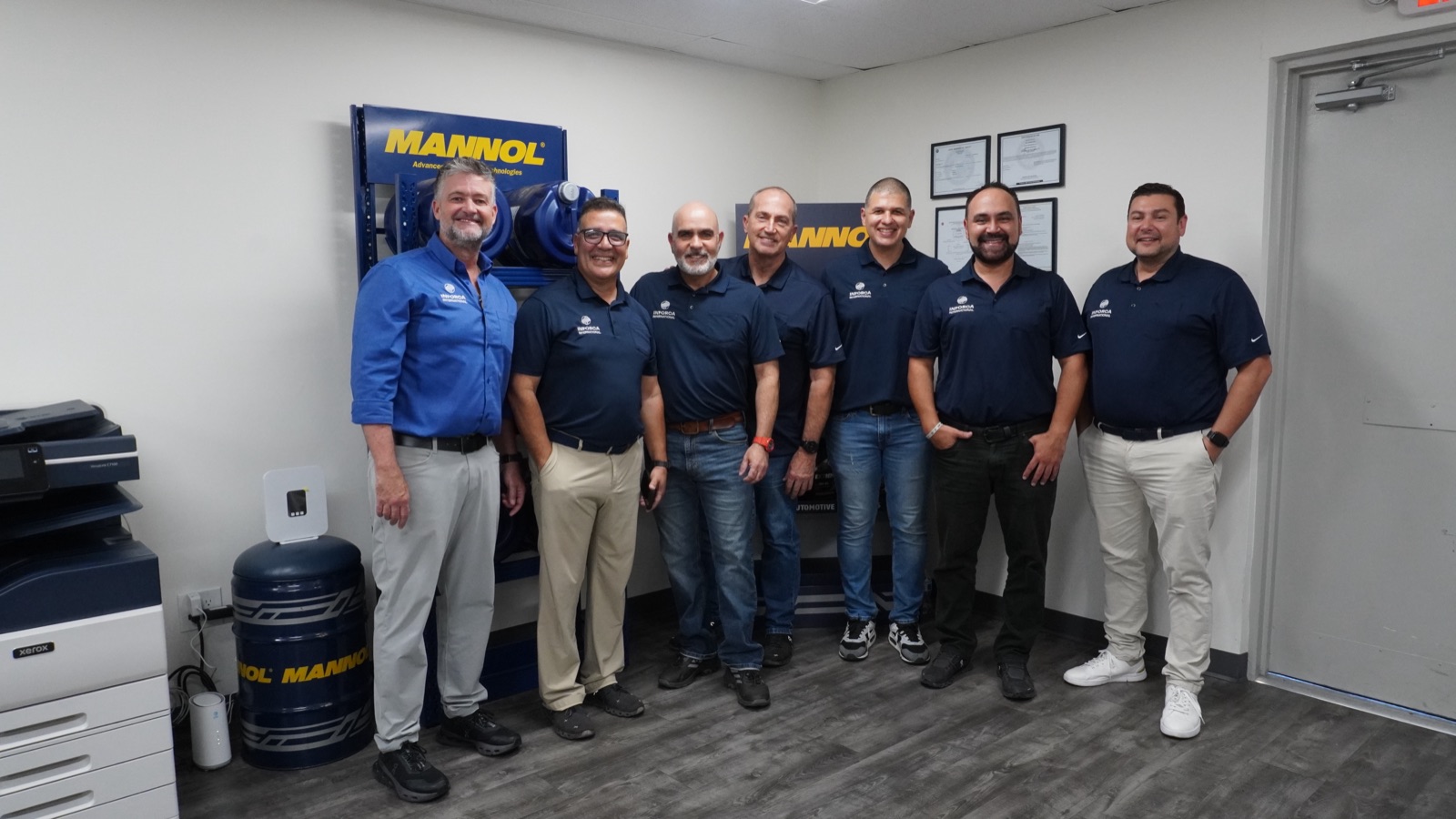 Inforca team members at the Doral office
