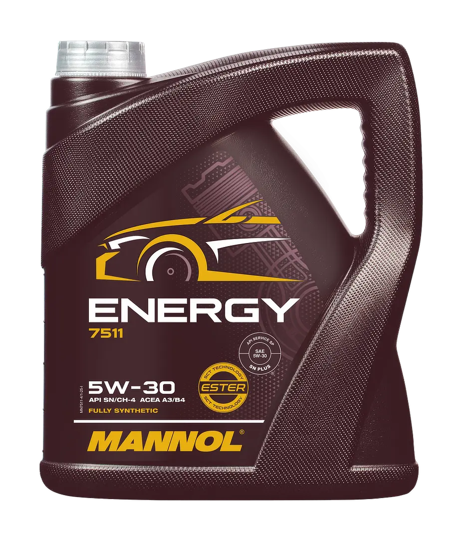 MANNOL ENERGY SAE 5W-30 API SN/CH-4, 4 liter bottle