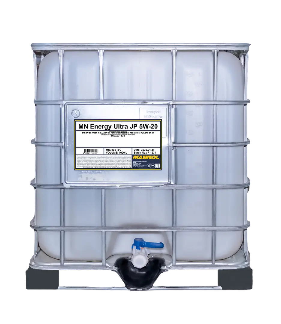 MANNOL Energy Ultra JP SAE 5W-20 API SP (RC), 1000 liter IBC tote