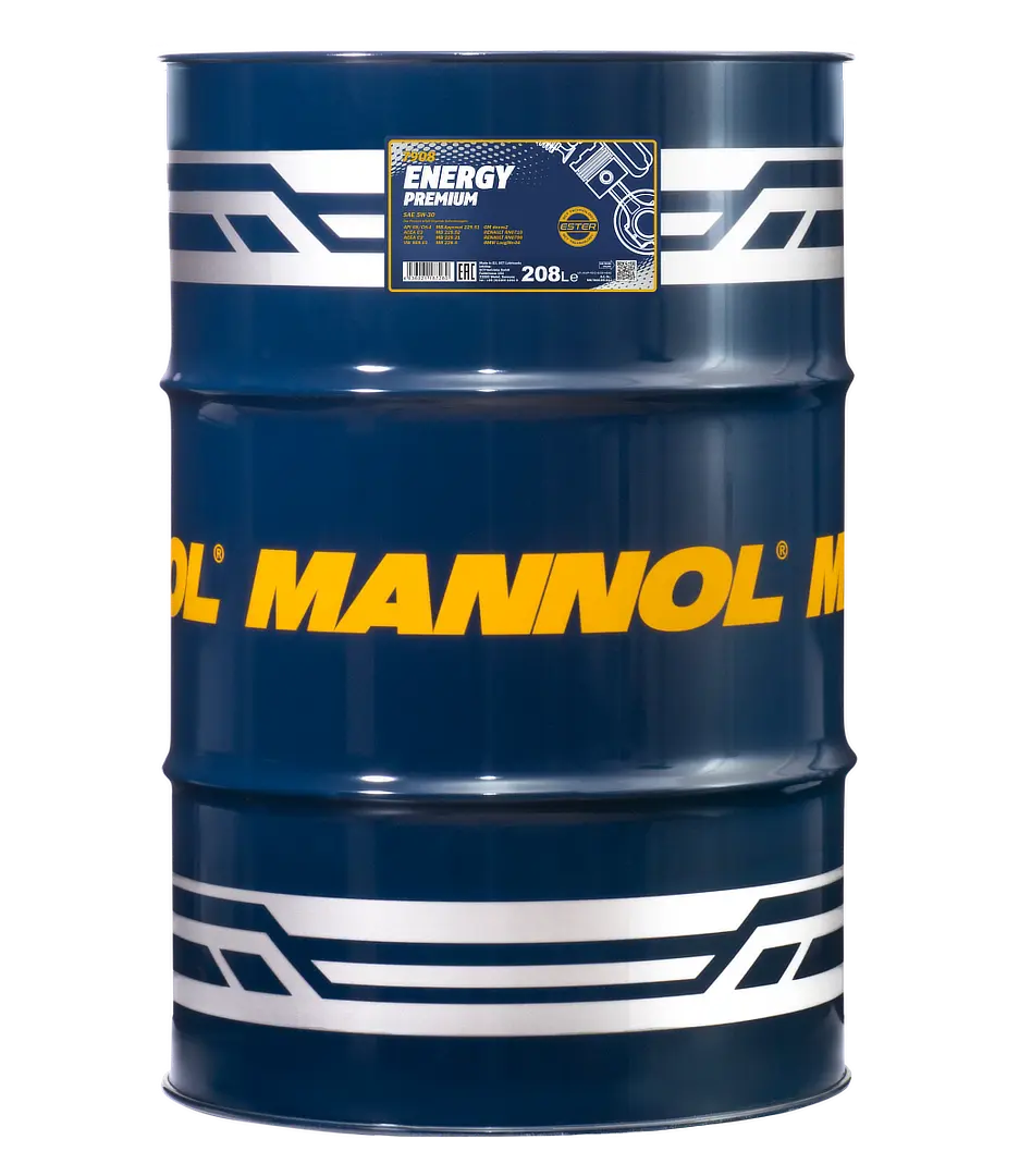 MANNOL Energy Premium SAE 5W-30 API SP, 208 liter drum