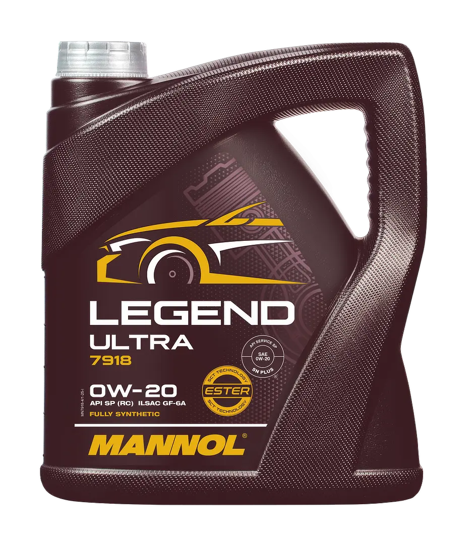 MANNOL Legend Ultra SAE 0W-20 API SP (RC), 4 liter bottle