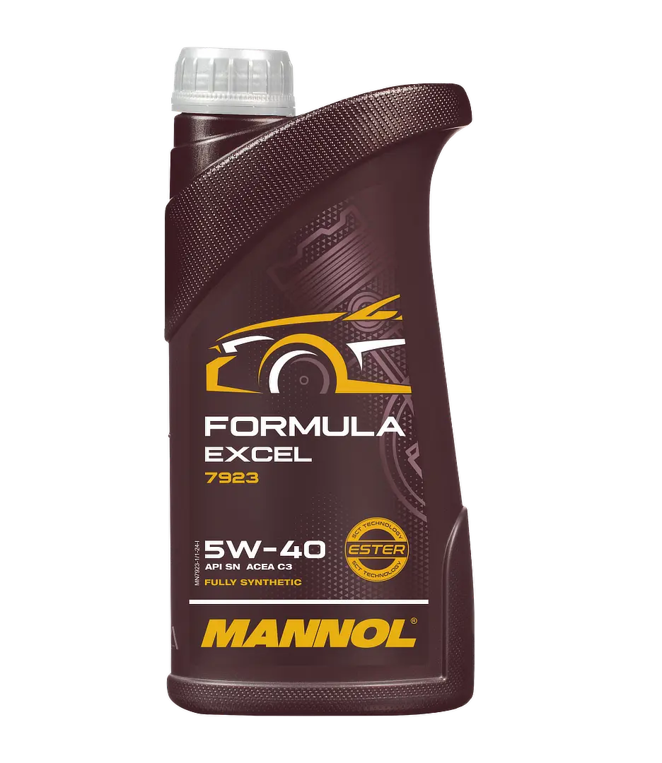 MANNOL Formula Excel SAE 5W-40 API SN, 1 liter bottle