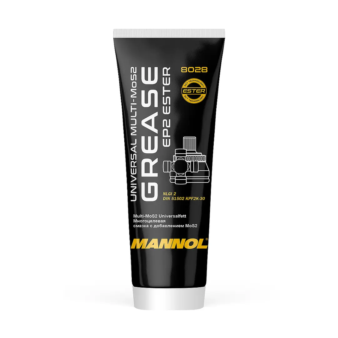 MANNOL Universal Multi-MoS2 Grease EP2 Ester, 230 gram tube