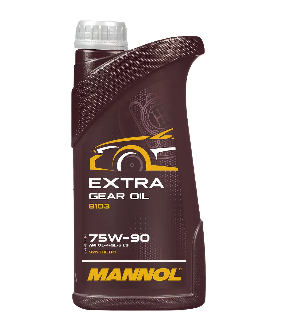 MANNOL Extra Gear Oil 75W-90 GL-4/GL-5 LS, 1 liter bottle