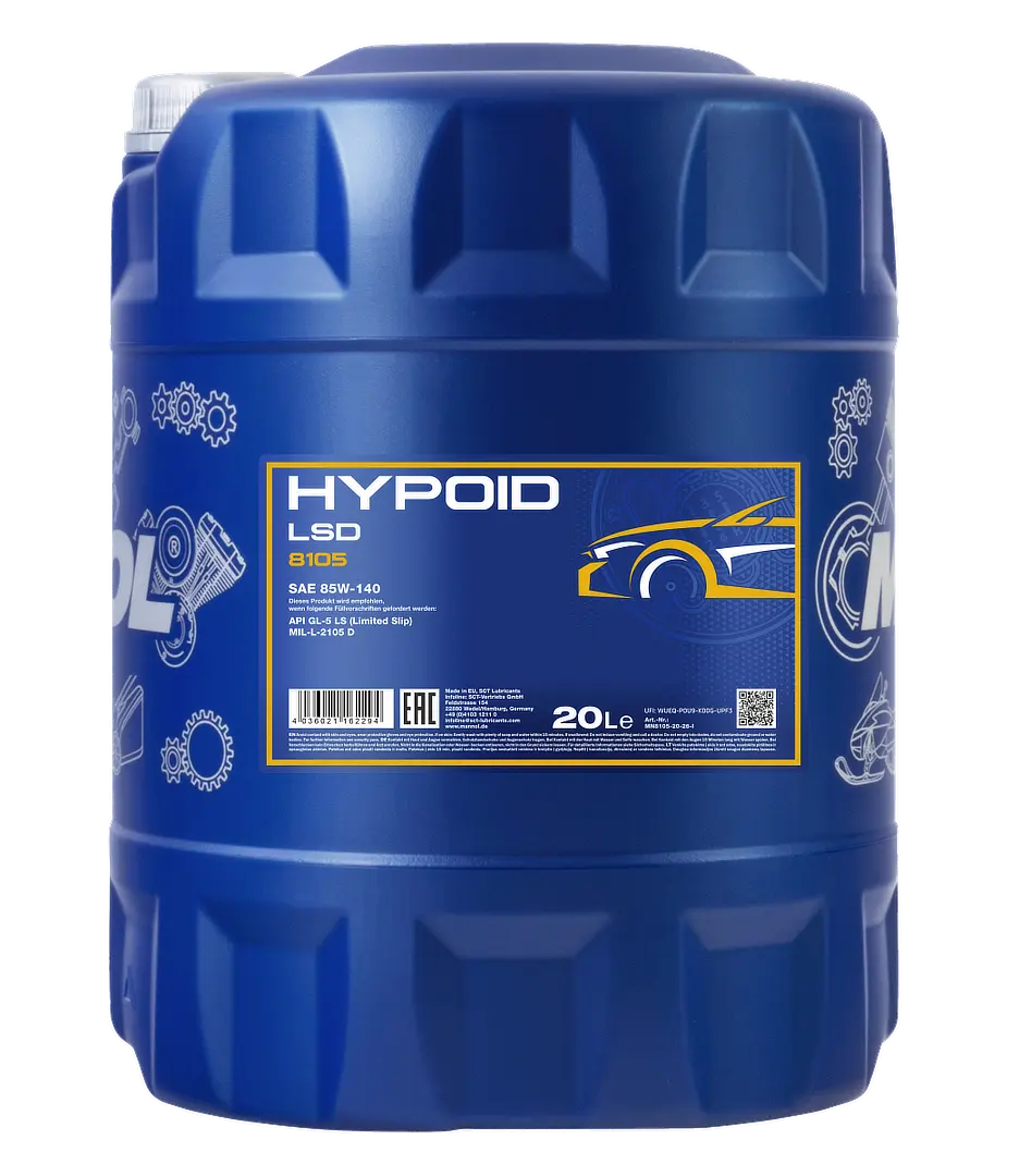 MANNOL Hypoid LSD 85W-140 API GL-5, 20 liter pail