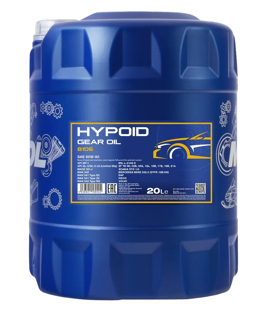 MANNOL Hypoid 80W-90 GL-4/GL-5 LS, 20 liter pail