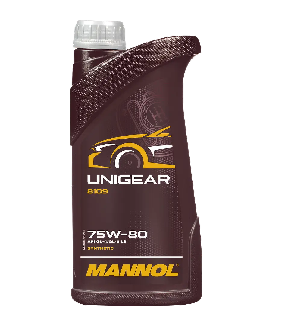 MANNOL Unigear SAE 75W-80 API GL-4/GL-5 LS, 1 liter bottle