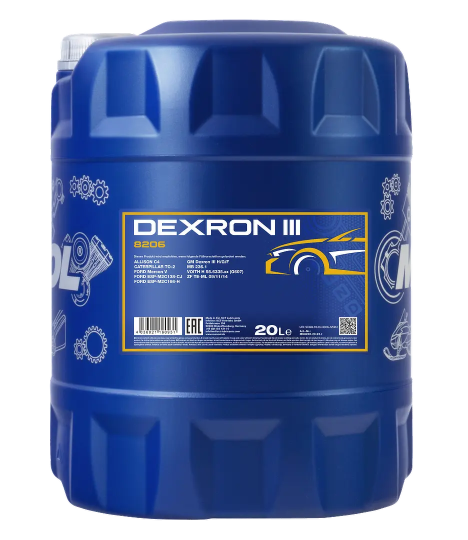 MANNOL Automatic Plus ATF Dexron III, 20 liter pail