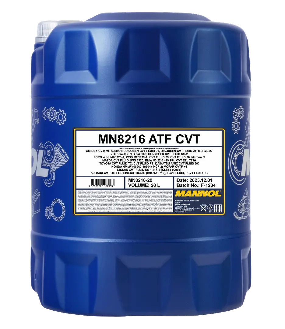 MANNOL ATF CVT, 20 liter pail