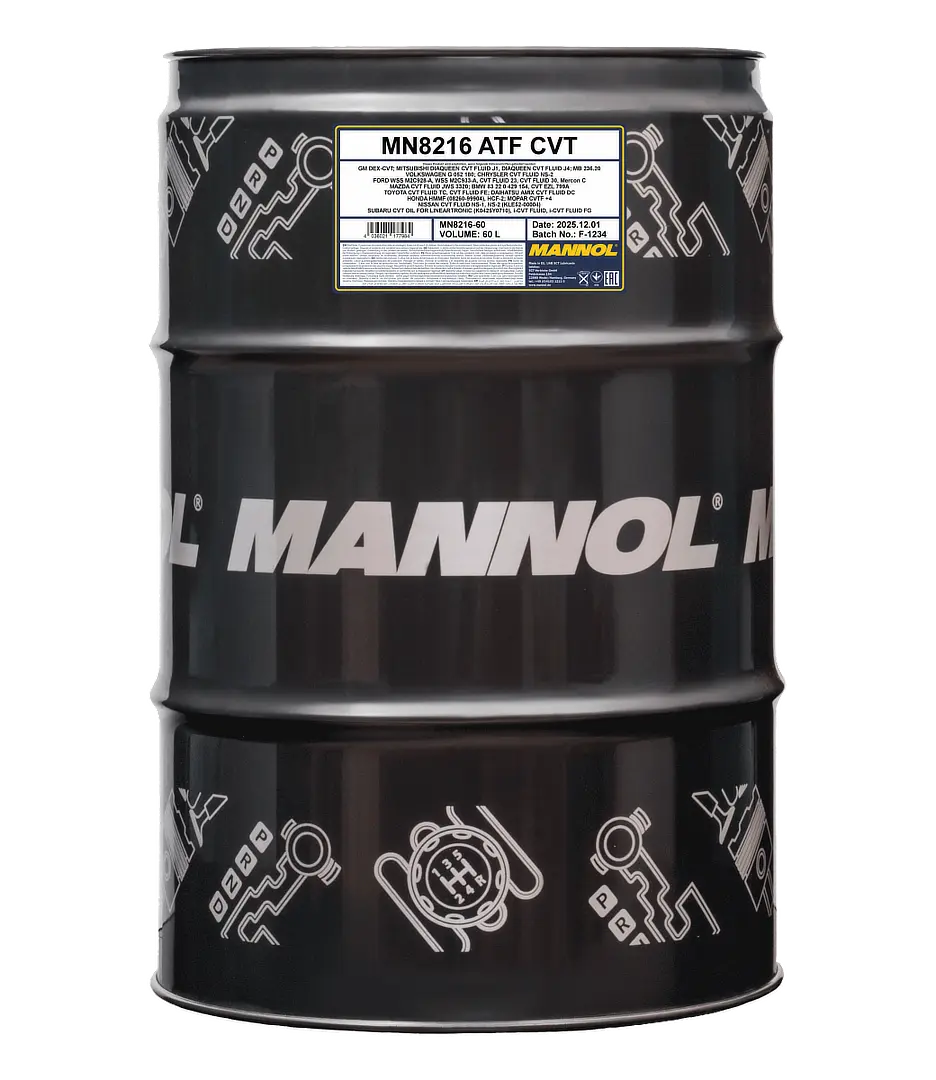 MANNOL ATF CVT, 60 liter drum