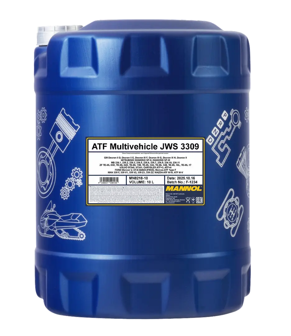 MANNOL ATF Multivehicle JWS 3309, 10 liter bottle