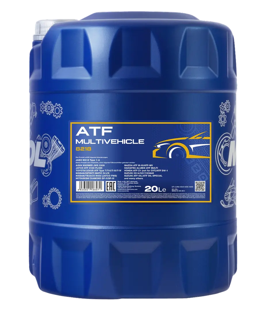 MANNOL ATF Multivehicle JWS 3309, 20 liter pail