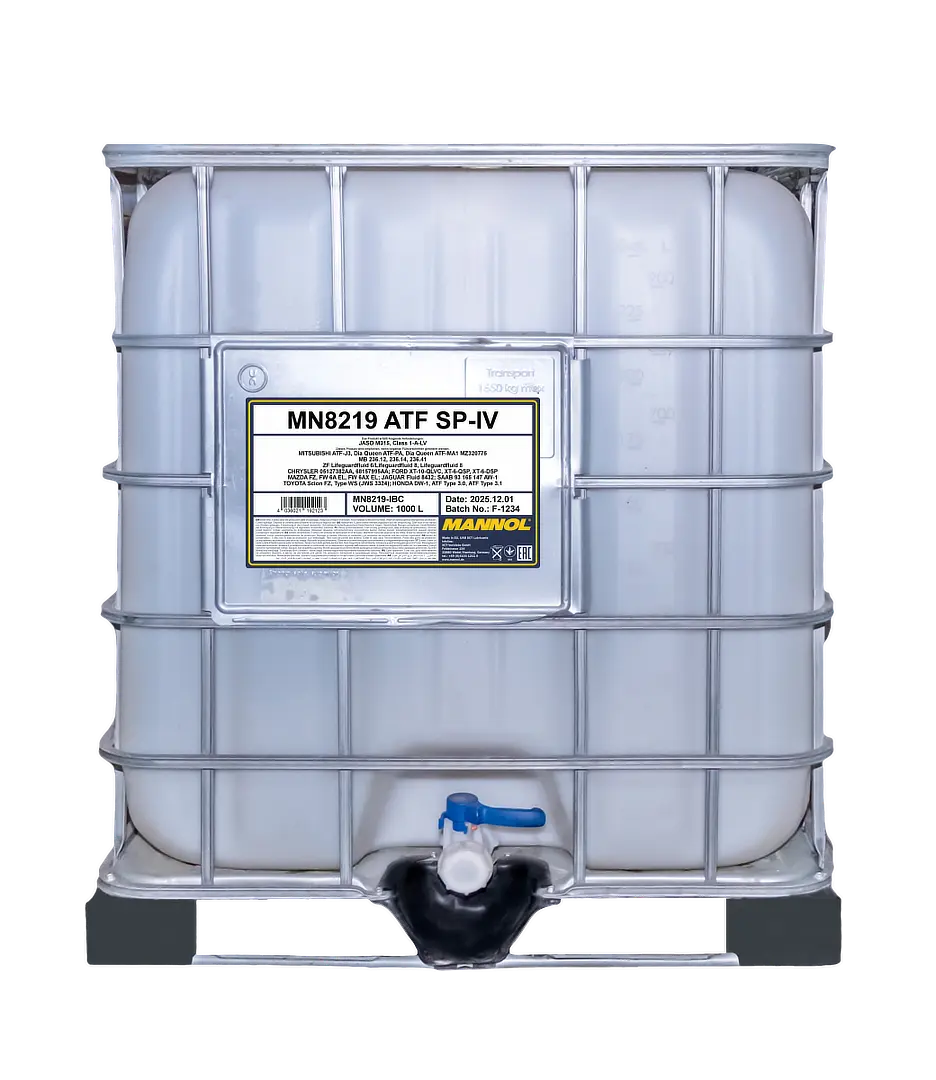 MANNOL ATF SP-IV, 1000 liter IBC tote