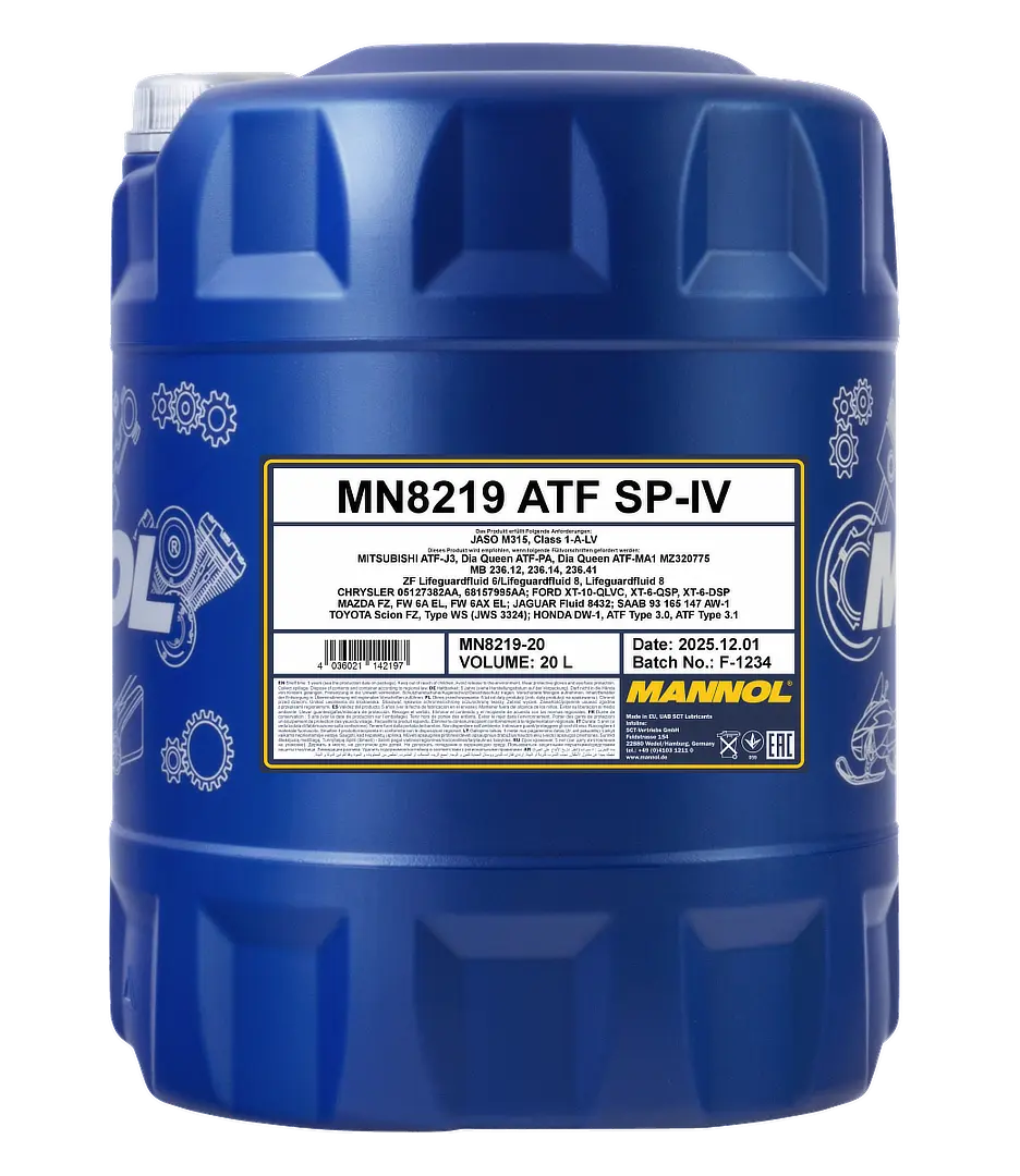MANNOL ATF SP-IV, 20 liter pail